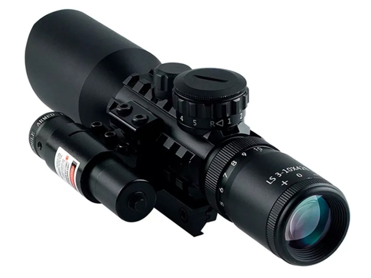 ACOG 3-10×42 COM MIRA LASER – TRILHOS 11 E 22MM - Image 3