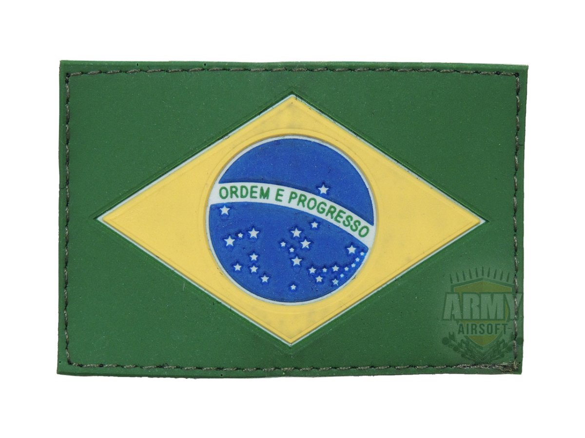 PATCH EMBORRACHADO – BANDEIRA DO BRASIL COLORIDO - Image 2