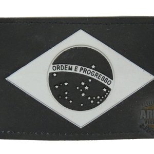 PATCH EMBORRACHADO – BANDEIRA DO BRASIL PRETO E BRANCO